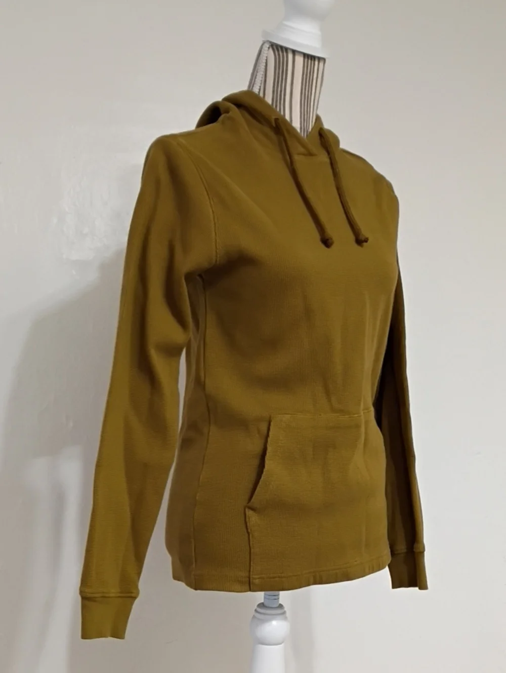 The North Face Waffle Knit Hoodie in Moss Men's Size S